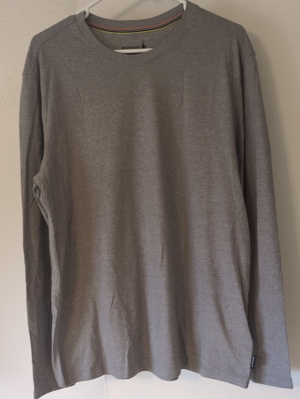 Smartwool Long-Sleeve Crewneck Shirt - Gray Lg (NWOT)